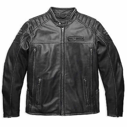 Harley Davidson Men's Midway Motorcycle Leather Jack