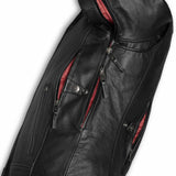 Men's Vanocker Waterproof H-D Triple Vent System Leather Jacket