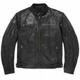 Harley Davidson Men's Reflective Skull Leather Jacket