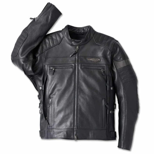 H-D Men's 120th Amalgam Triple Vent System Riding Jacket