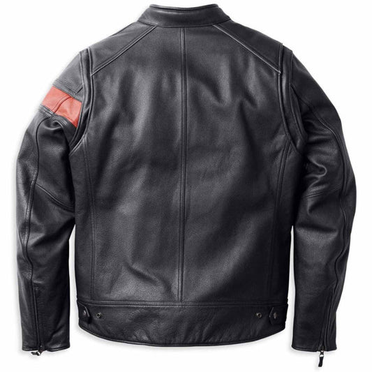 Harley Davidson Men's Hwy-100 Waterproof Leather Jacket