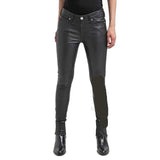 Sexy Ladies Genuine Black Lambskin Sheep NAPPA Leather Pants Trousers Sexy Jeans