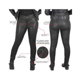 Sexy Ladies Genuine Lambskin Black Sheep NAPPA Leather Pants Trousers Sexy Jeans