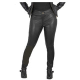 Sexy Ladies Genuine Lambskin Black Sheep NAPPA Leather Pants Trousers Sexy Jeans