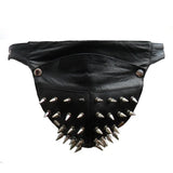 LAMBS LEATHER SPIKED BONDAGE JOCK THONG BRIEFS Posing pouch Gay Thong Lederhose Jockstrap