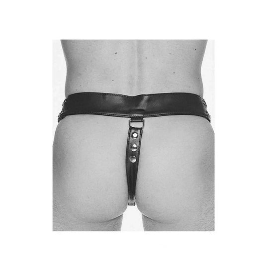 New Genuine Leather THONG adjustable buckle Mens Fetish roleplay gay Underwear