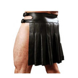 Men's Genuine Leather Roman Gladiator Kilt LARP - K11