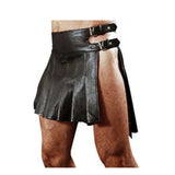 Men's Genuine Leather Roman Gladiator Kilt LARP - K11