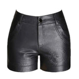 Women Leather Shorts Women 100% Genuine Lambskin Soft Leather shorts Leather pants