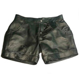 Women Leather Shorts Women 100% Genuine Lambskin Soft Leather pants Leather shorts