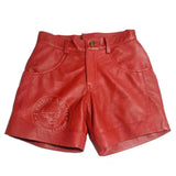 Women Leather Shorts Women 100% Genuine Lambskin Soft Leather pants Leather shorts