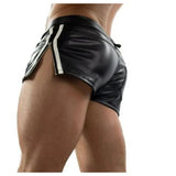 Mens Leather shorts Party Shorts Gay Style Shorts For Summer Wear