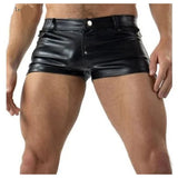 Mens Leather shorts Party Shorts Gay Style Shorts For Summer Wear