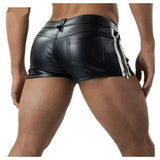 Mens Leather shorts Party Shorts Gay Style Shorts For Summer Wear