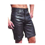 Mens 100% Genuine Leather Bermuda Shorts Lederhosen New