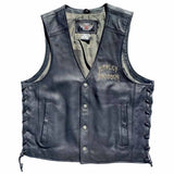 Harley-Davidson Men’s RELIC Wille G Skull Leather Vest